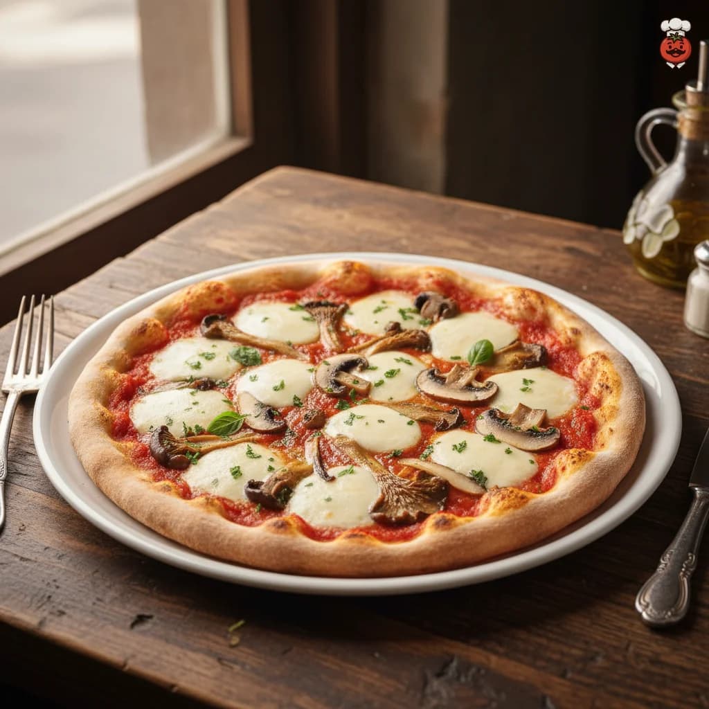 Pizza Con Funghi