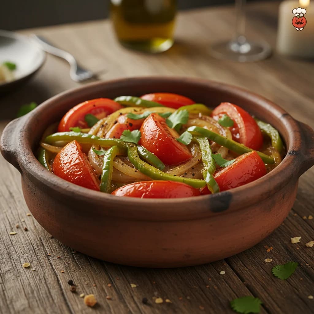 Tomato Tava (Kosovar Baked Vegetables)